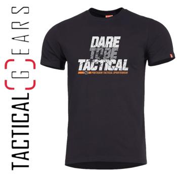 PENTAGON AGERON T-SHIRT DARE TO BE TACTICAL K09012-DT-01 SCHWARZ